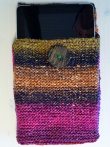 Knitted ipad sleeve