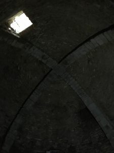 Restored ice well in Moianes ecomuseum